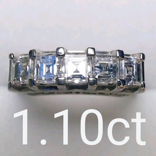 other(アザー)の鑑定済💎絶品 天然ダイヤモンド 1.10ct プラチナリング 指輪 PT900 レディースのアクセサリー(リング(指輪))の商品写真