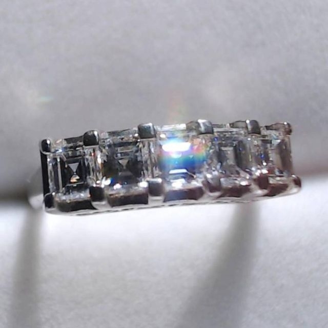 other(アザー)の鑑定済💎絶品 天然ダイヤモンド 1.10ct プラチナリング 指輪 PT900 レディースのアクセサリー(リング(指輪))の商品写真