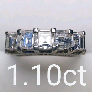 アザー(other)の鑑定済💎絶品 天然ダイヤモンド 1.10ct プラチナリング 指輪 PT900(リング(指輪))