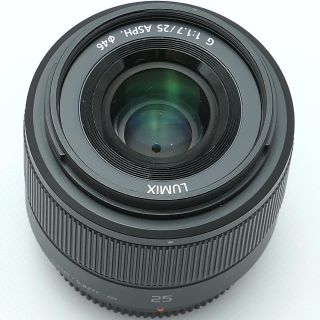 パナソニック(Panasonic)のパナソニック25mmf1.7ブラック(レンズ(単焦点))