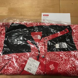 シュプリーム(Supreme)のSupreme North Face bandana mountain red(マウンテンパーカー)