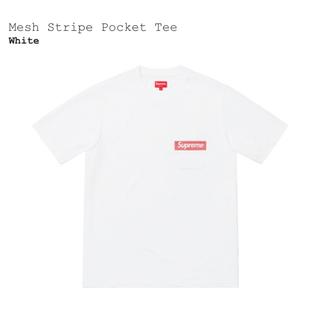 シュプリーム(Supreme)のLサイズ送料込　Supreme Mesh Stripe Pocket Tee(Tシャツ/カットソー(半袖/袖なし))