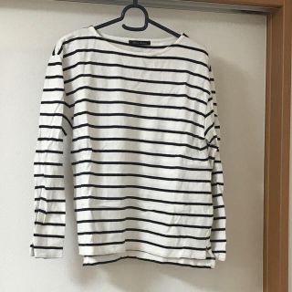 シャンブルドゥシャーム(chambre de charme)の【値下げ】chambre de charme ボーダーカットソー(カットソー(長袖/七分))