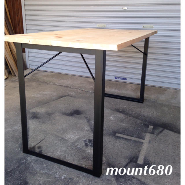 【限定価格セール！】 mount680 テーブル脚 アイアン ダイニングテーブル