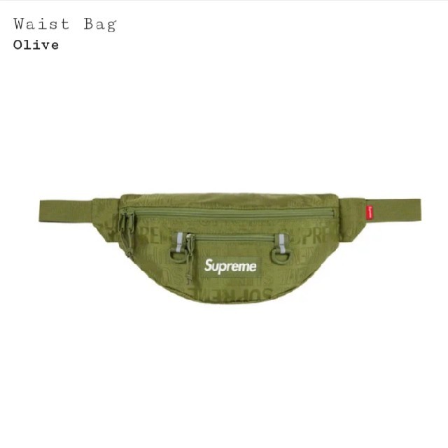 Supreme 19ss Waist Bag Olive