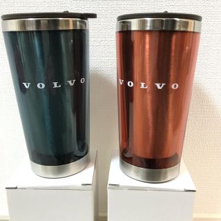 ボルボ(Volvo)の【よしぼうさん専用】ボルボ ステンレス タンブラー 2個 セット ノベルティ(タンブラー)