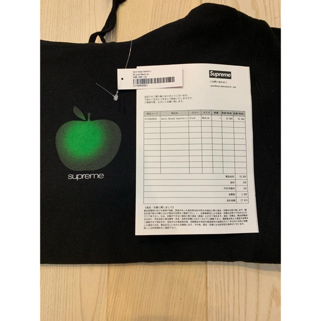 Supreme - Supreme Apple Hooded Sweatshirtの通販 by FTCTBY's shop｜シュプリームならラクマ 通販新品
