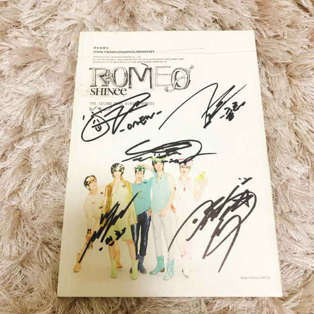 SHINee全員直筆サイン入りCD - K-POP/アジア SHINee全員直筆サイン入りCD - K-POP/アジア