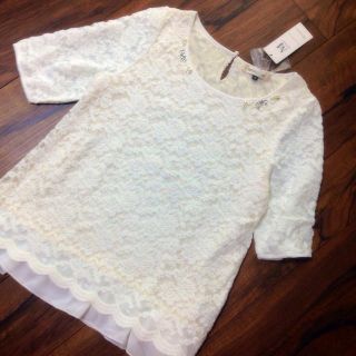 ミッシュマッシュ(MISCH MASCH)のレーストップス♡新品(カットソー(長袖/七分))