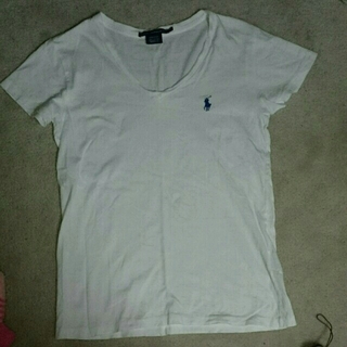 ラルフローレン(Ralph Lauren)のラルフローレン白色半袖Tシャツ(Tシャツ(半袖/袖なし))