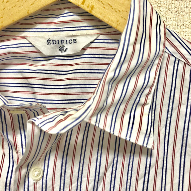 EDIFICE(エディフィス)の【エディフィス】トリコロールストライプシャツ メンズのトップス(シャツ)の商品写真