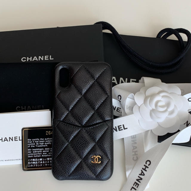 CHANEL - CHANEL シャネル iphone X Xs アイフォンケースの通販 by u_u shop｜シャネルならラクマ