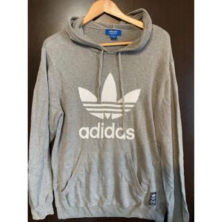 アディダス(adidas)のadidas originals  ニットパーカー　グレー(パーカー)