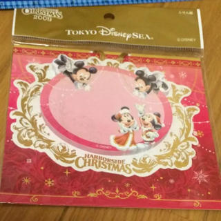 ディズニー(Disney)の2009クリスマス限定ディズニー 付箋(ノート/メモ帳/ふせん)