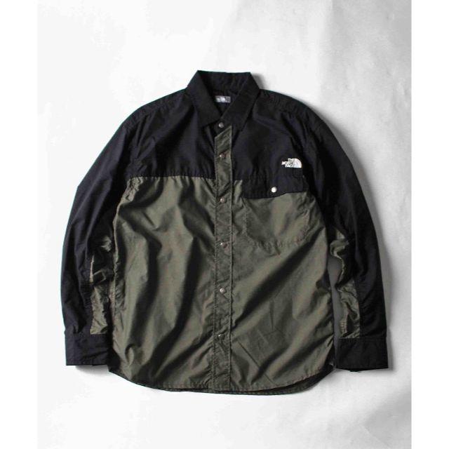 THE NORTH FACE(ザノースフェイス)の新品 送込 19SS L/S Nuptse Shirt NL ニュートープ M メンズのトップス(シャツ)の商品写真