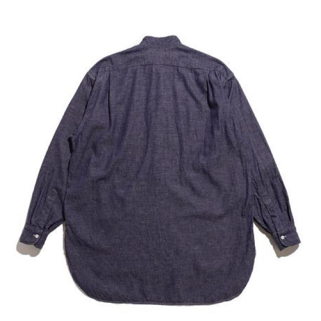 comoli 19SS 新作 完売 パープルダンガリープルオーバーシャツ 2 comoli 19SS 新作 完売 パープルダンガリープルオーバーシャツ 2