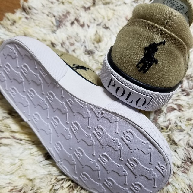 POLO RALPH LAUREN(ポロラルフローレン)の♡新品未使用♡POLO RALPH LAURENスリッポン キッズ/ベビー/マタニティのベビー靴/シューズ(~14cm)(スリッポン)の商品写真