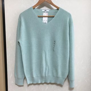 ユニクロ(UNIQLO)のユニクロ コットンカシミヤVネックセーター（長袖）(ニット/セーター)