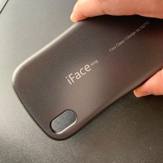 "iFace King" ケース iPhoneX XS ブラウン(iPhoneケース)