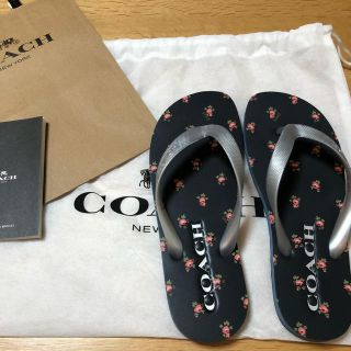 コーチ(COACH)のCOACH新品☆ビーチサンダル(ビーチサンダル)