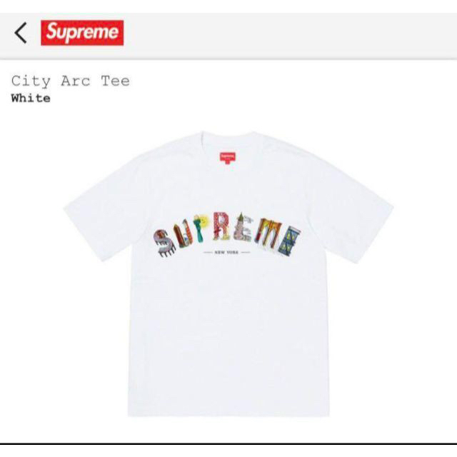 supreme City Arc Tee week4 シティーアーク