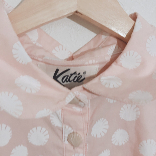 Katie(ケイティー)の【ショコラさま専用】Katie シェルワンピース レディースのワンピース(ひざ丈ワンピース)の商品写真