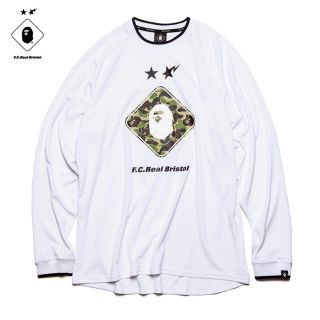 エフシーアールビー(F.C.R.B.)のBAPE x F.C.R.B. L/S EMBLEM TEE(Tシャツ/カットソー(七分/長袖))