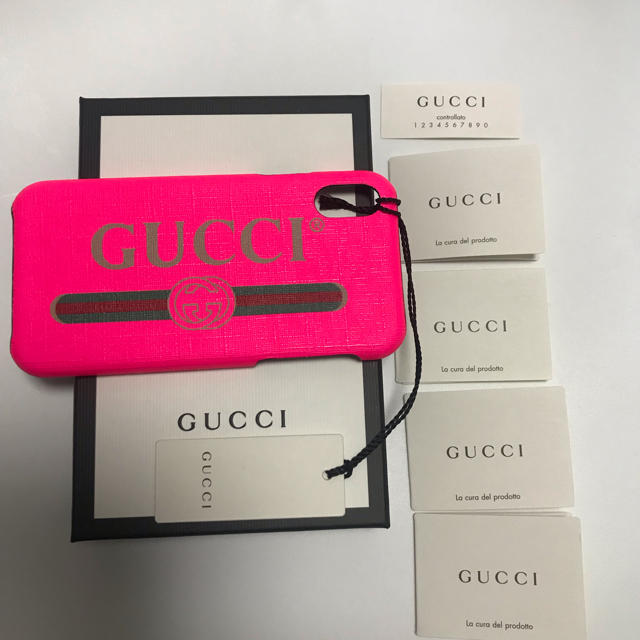Gucci - ★Gucci★iphoneX/XS Cover Gucci Printの通販 by Tadamon's shop｜グッチならラクマ