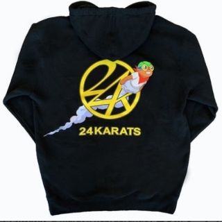 トゥエンティーフォーカラッツ(24karats)の【日本未発売】24karats x hebrubrantley コラボ フーディ(パーカー)