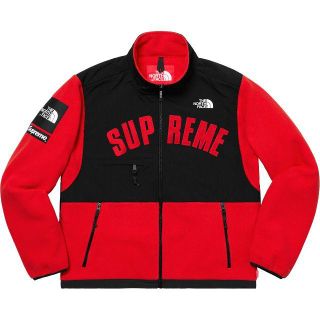 シュプリーム(Supreme)のArc Logo Denali Fleece Jacket  赤 S(マウンテンパーカー)