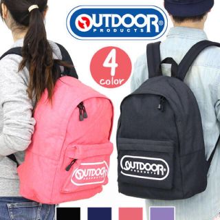 アウトドアプロダクツ(OUTDOOR PRODUCTS)の新品！アウトドア リュック・ブラック(バッグパック/リュック)