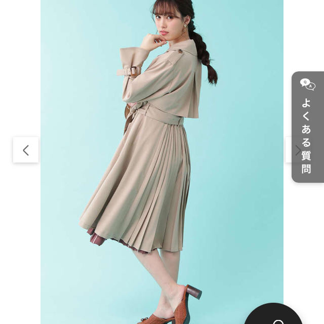 JILL by JILLSTUART(ジルバイジルスチュアート)のドレストレンチコート レディースのジャケット/アウター(トレンチコート)の商品写真