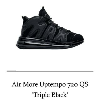 ナイキ(NIKE)の【25.5cm】NIKE AIR MORE UPTEMPO 720 QS(スニーカー)