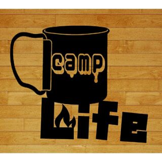 camplife　キャンプライフ　カッティングステッカー　キャンプステッカー(その他)