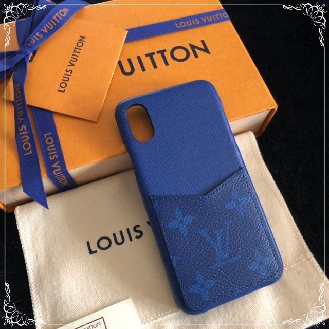 LOUIS VUITTON - 新品・バンパー☆コバルト【Louis Vuitton】iPhoneX/XS対応の通販 by My heart's shop｜ルイヴィトンならラクマ