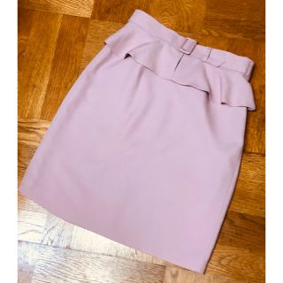 ミッシュマッシュ(MISCH MASCH)の【美品】ミッシュマッシュ ペプラム タイトスカート(ひざ丈スカート)