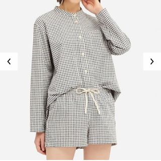 ユニクロ(UNIQLO)の【ユニクロ】コットンリネンパジャマ(ルームウェア)