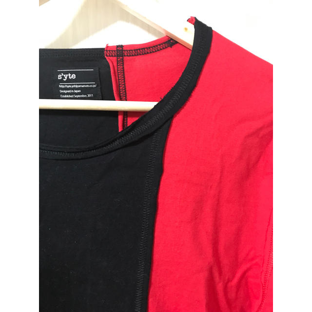 Yohji Yamamoto(ヨウジヤマモト)のs'yte アシンメトリー ロングカットソー メンズのトップス(Tシャツ/カットソー(七分/長袖))の商品写真