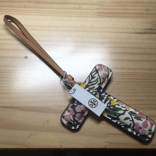 トリーバーチ(Tory Burch)の【再値下げ！】トリバーチ ストラップ 花柄(キーホルダー/ストラップ)