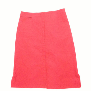ミッシェルクラン(MICHEL KLEIN)のミッシェルクランの赤いスリットスカート(ひざ丈スカート)