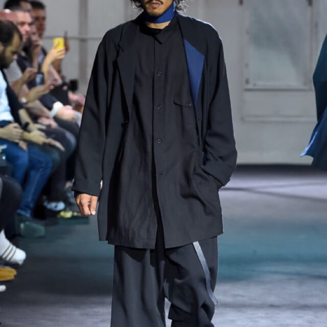 ☆超目玉】 yohji - Yamamoto Yohji yamamoto ロングジャケット バイ