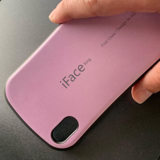 "iFace King" ケース iPhone XR パープル(iPhoneケース)