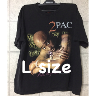 2pac Tシャツ ビンテージ バンド raptee ラップ (Tシャツ/カットソー(半袖/袖なし))