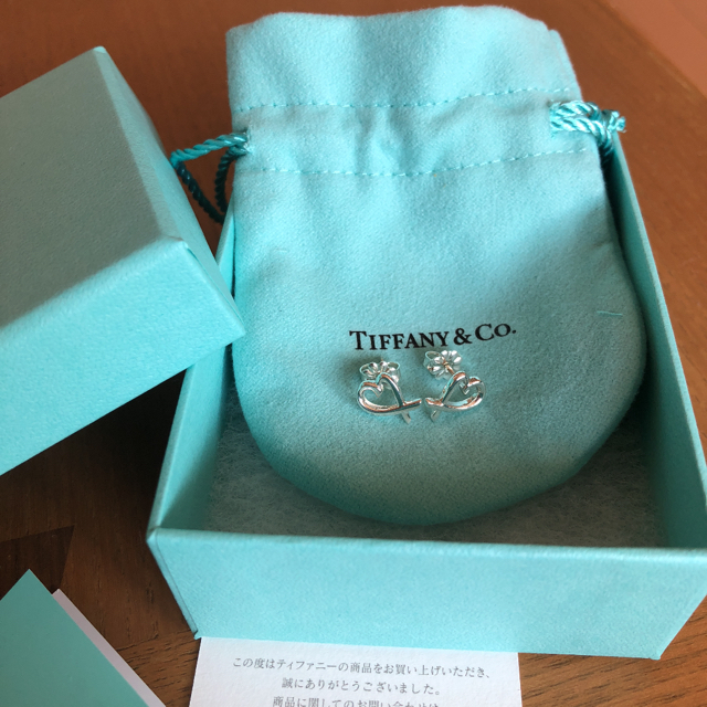 Tiffany ティファニー ラビングハート♡ピアス 新品未使用アクセサリー