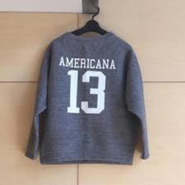 AMERICANA(アメリカーナ)のAMERICANAバックプリント ナンバリング スウェット トレーナー Tシャツ レディースのトップス(トレーナー/スウェット)の商品写真