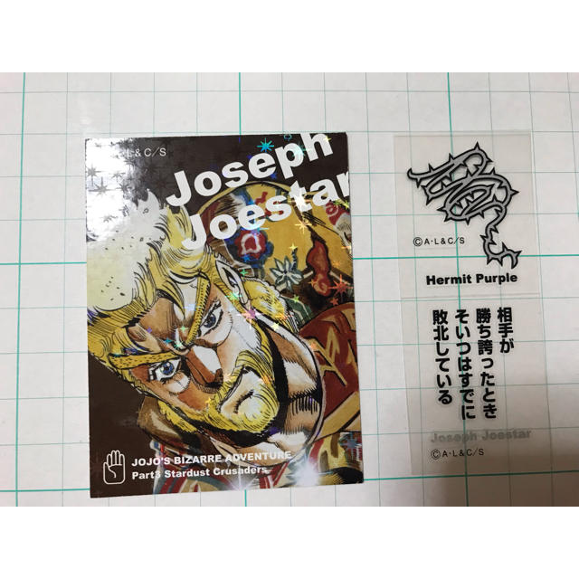 ジョジョ3部 4部 カード リアルペイントシールセットの通販 by プー's