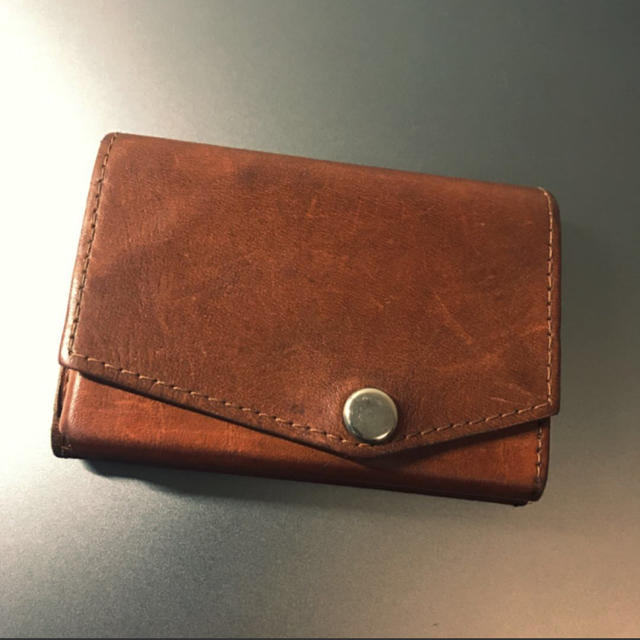 abrAsus（アブラサス）小さい財布 ブッテーロレザー メンズのファッション小物(折り財布)の商品写真