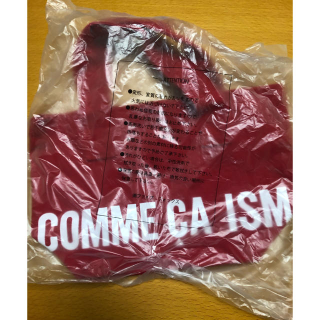 COMME CA ISM(コムサイズム)のCOMME CA ISM 非売品 赤 トートバッグ レディースのバッグ(トートバッグ)の商品写真