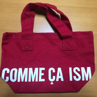 コムサイズム(COMME CA ISM)のCOMME CA ISM 非売品 赤 トートバッグ(トートバッグ)