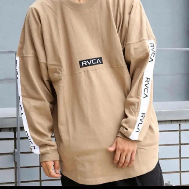 rvca テープ ロンt 新品未使用 ベージュ M